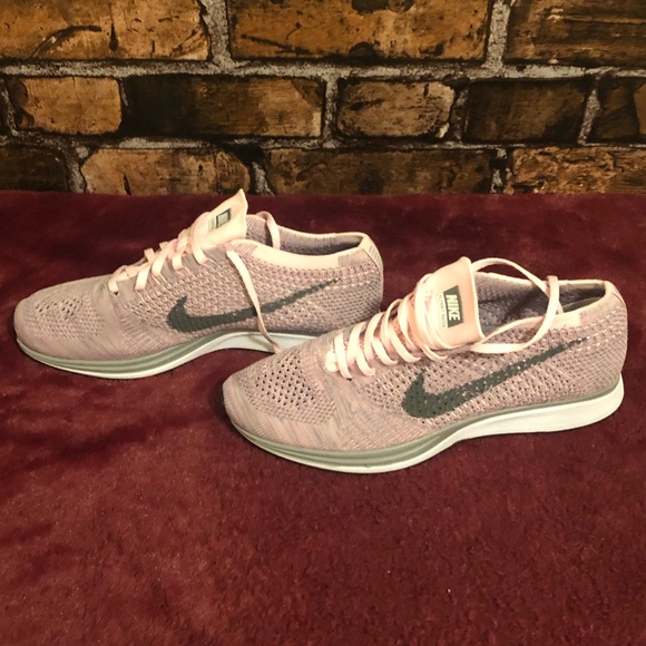 Nike Shoes - Nike Flyknit Racer Lilac Pink